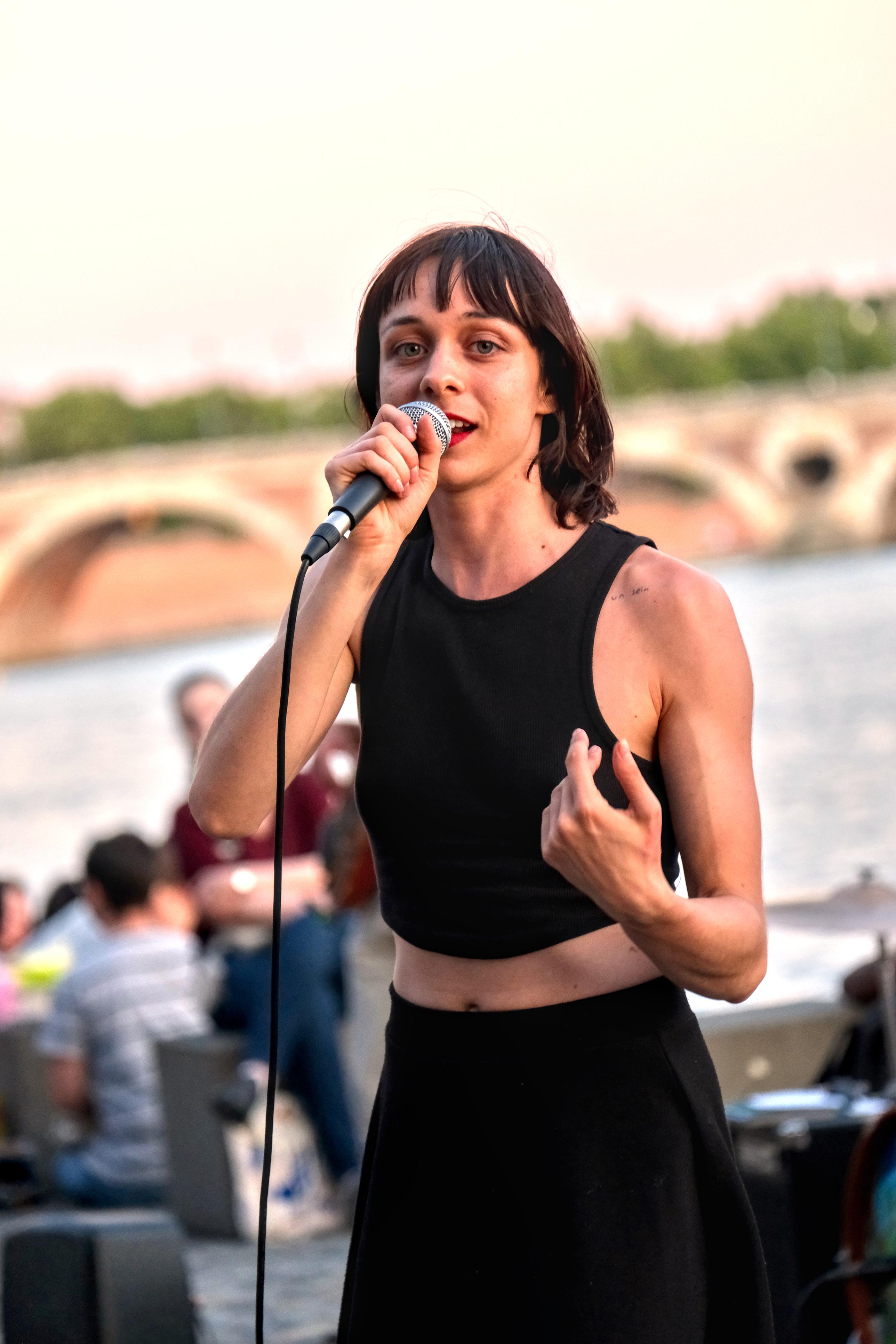 photo concert, bords de Garonne, Toulouse, Nokta Simio, Julien Franck